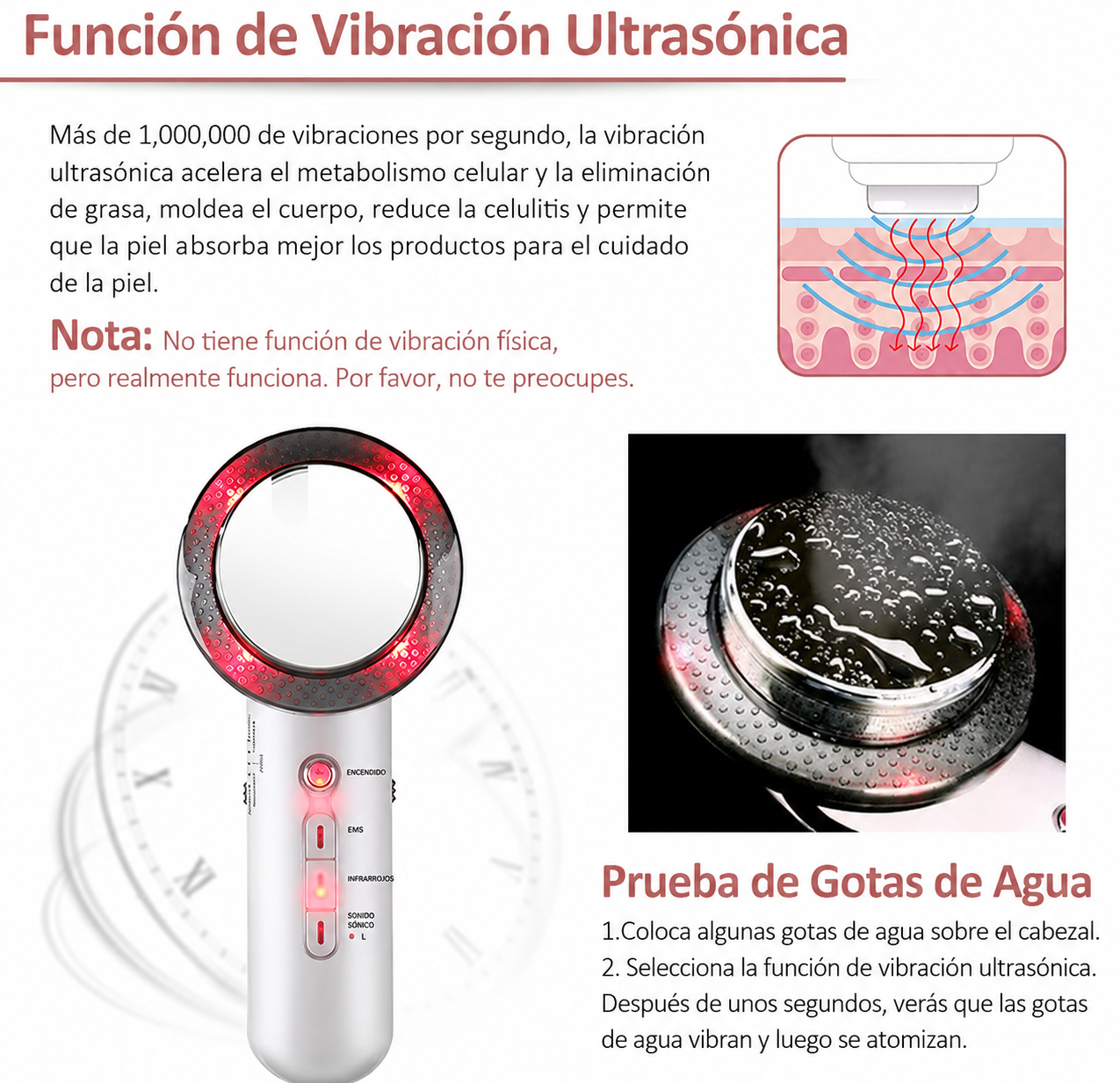 Maquina Ultrasónica Moldeadora 3 en 1